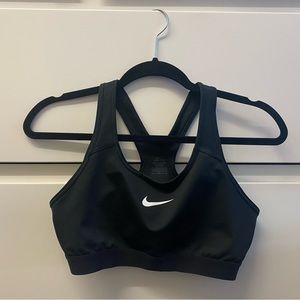 Black Nike sports bra